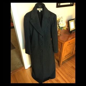 Wool full length coat